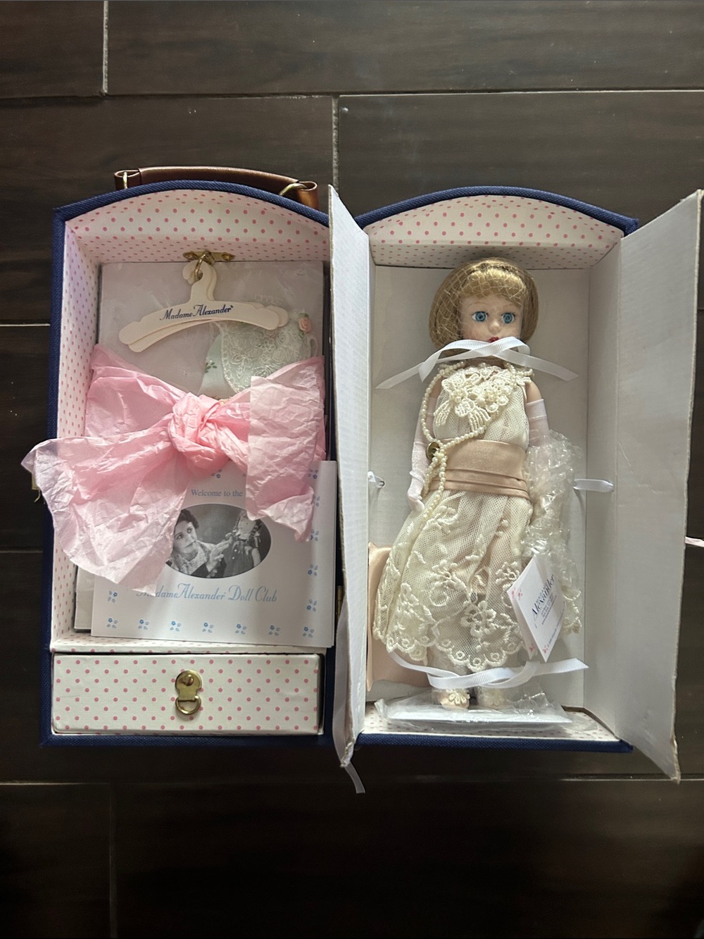 Madame Alexander MargaretDoll And Trunk Set NWOT